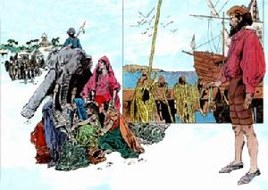 葡萄牙航海家瓦斯科·達·伽馬抵達印度卡利卡特