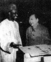 毛澤東會見特拉奧雷