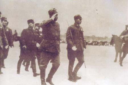 中日軍隊在永定門外發生沖突