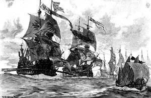 英國擊潰西班牙無敵艦隊