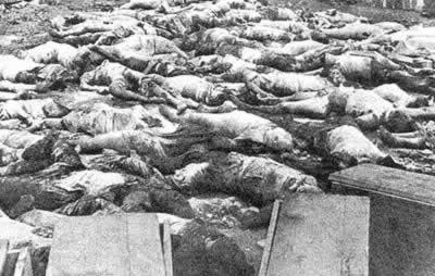 日機(jī)轟炸上海，平民死傷無數(shù)