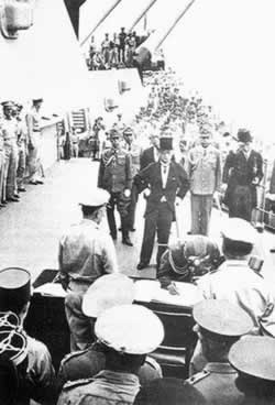 日本投降儀式圖片集