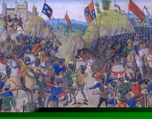 英法在阿布維爾以北的克勒西村爆發會戰