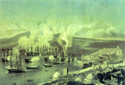 錫諾普海戰爆發