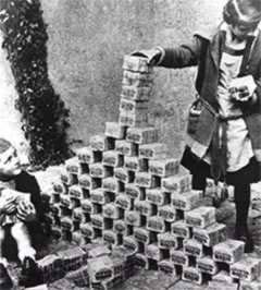 德國出現(xiàn)嚴(yán)重通貨膨脹