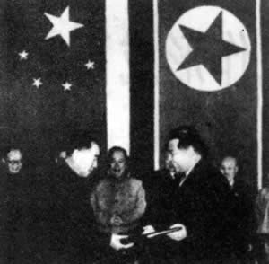 周恩來出訪朝鮮 中國政府決定撤軍