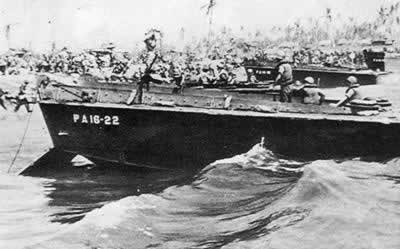 美軍登陸日本沖繩島